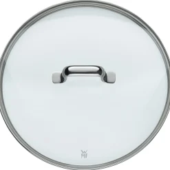 WMF Woks|Fusiontec Mineral Wok mit Glasdeckel, 28 cm, Platinum