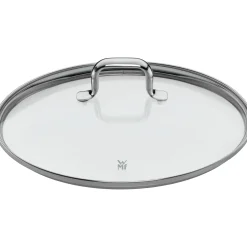 WMF Woks|Fusiontec Mineral Wok mit Glasdeckel, 28 cm, Platinum