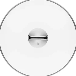 WMF Woks|Pfannen Mit Deckel|Fusiontec Mineral Wok mit Glasdeckel, 36 cm, Platinum