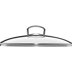 WMF Woks|Pfannen Mit Deckel|Fusiontec Mineral Wok mit Glasdeckel, 36 cm, Platinum