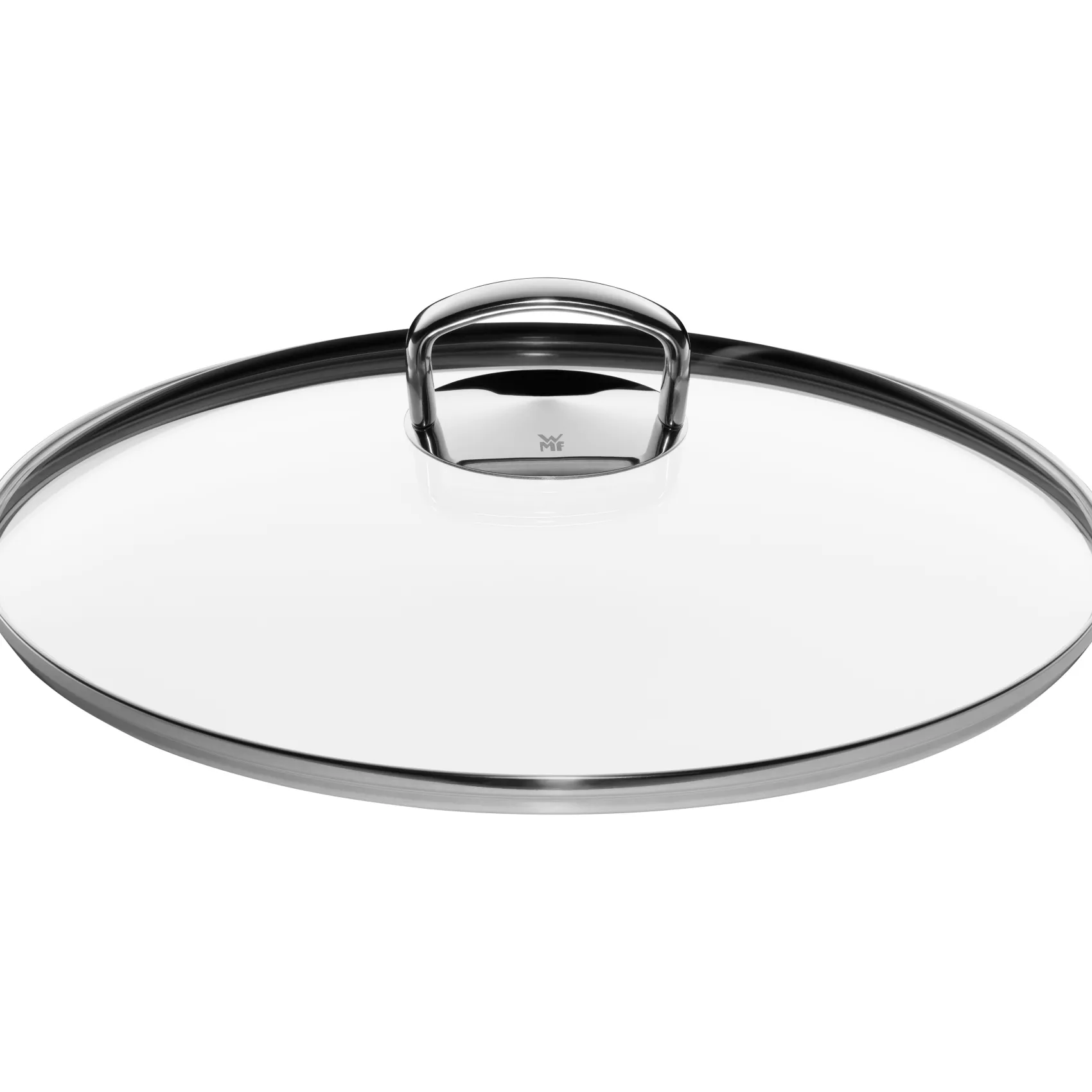 WMF Woks|Pfannen Mit Deckel|Fusiontec Mineral Wok mit Glasdeckel, 36 cm, Platinum