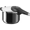 WMF Schnellkochtöpfe|Induktionstöpfe|Fusiontec Perfect Premium Schnellkochtopf, 22 cm, 6,5 Liter, Black