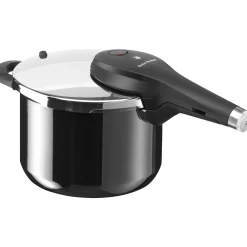 WMF Schnellkochtöpfe|Induktionstöpfe|Fusiontec Perfect Premium Schnellkochtopf, 22 cm, 6,5 Liter, Black