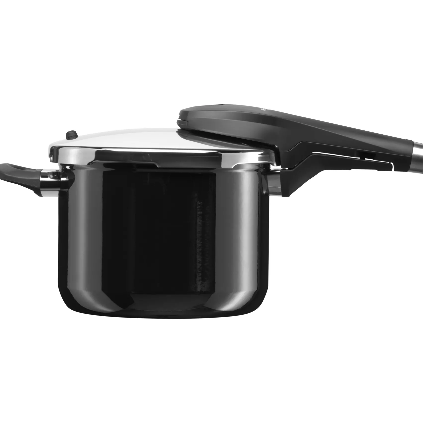 WMF Schnellkochtöpfe|Induktionstöpfe|Fusiontec Perfect Premium Schnellkochtopf, 22 cm, 6,5 Liter, Black