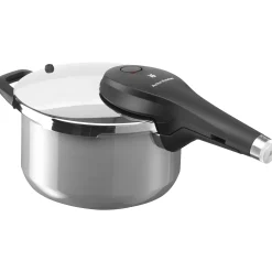WMF Schnellkochtöpfe|Induktionstöpfe|Fusiontec Perfect Premium Schnellkochtopf, 22 cm, 4,5 l Platinum