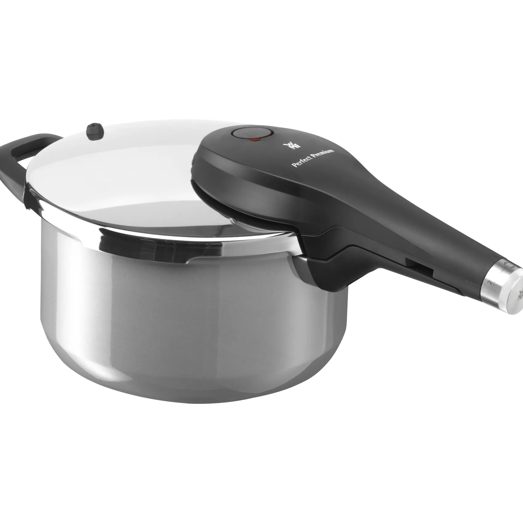 WMF Schnellkochtöpfe|Induktionstöpfe|Fusiontec Perfect Premium Schnellkochtopf, 22 cm, 4,5 l Platinum