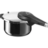 WMF Schnellkochtöpfe|Induktionstöpfe|Fusiontec Perfect Premium Schnellkochtopf, 22 cm, 4,5 Liter, Black