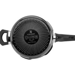 WMF Schnellkochtöpfe|Induktionstöpfe|Fusiontec Perfect Premium Schnellkochtopf, 22 cm, 4,5 Liter, Black