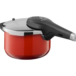 WMF Schnellkochtöpfe|Induktionstöpfe|Fusiontec Perfect Premium Schnellkochtopf, 22 cm, 4,5 l Red