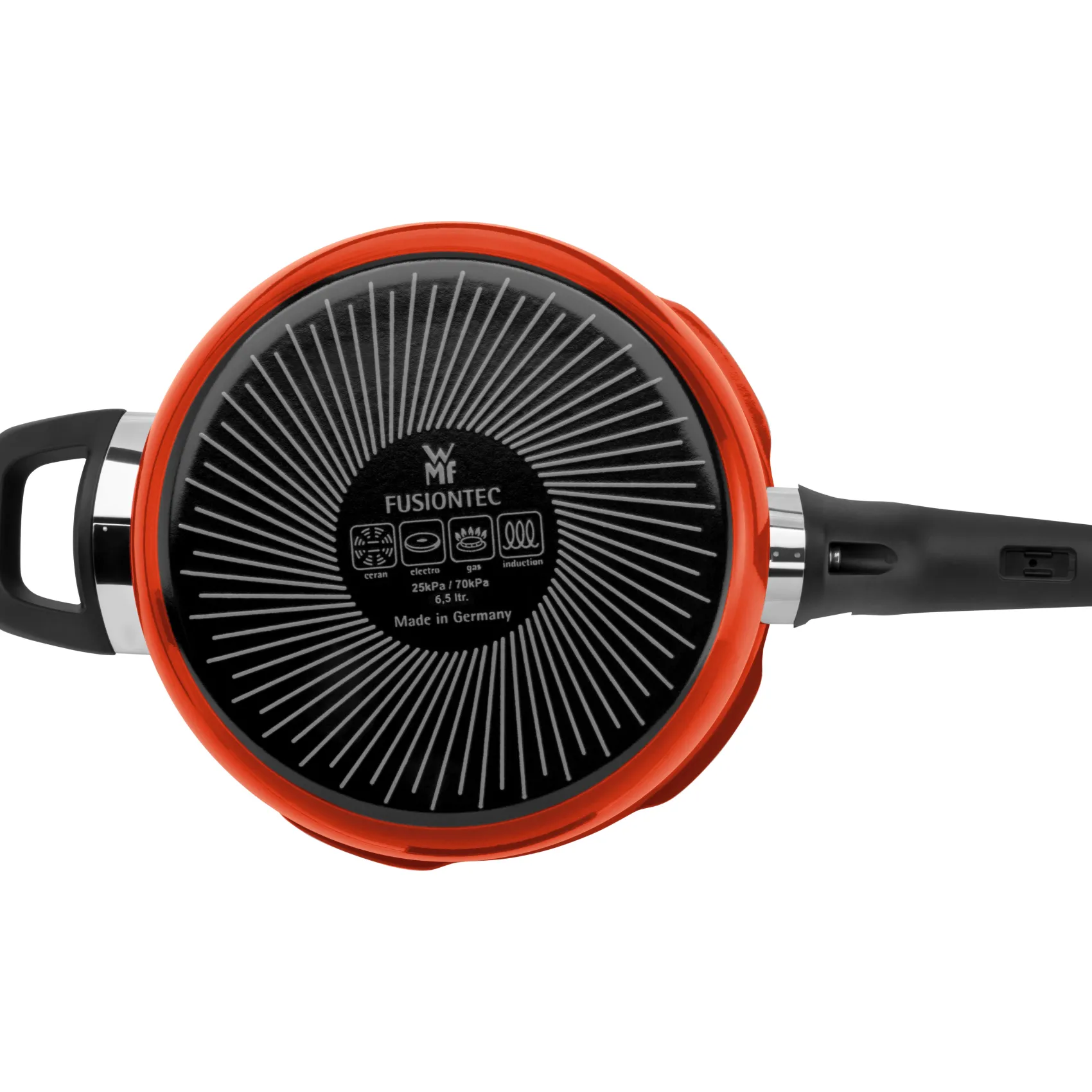 WMF Schnellkochtöpfe|Induktionstöpfe|Fusiontec Perfect Premium Schnellkochtopf, 22 cm, 4,5 l Red
