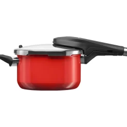 WMF Schnellkochtöpfe|Induktionstöpfe|Fusiontec Perfect Premium Schnellkochtopf, 22 cm, 4,5 l Red