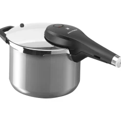 WMF Schnellkochtöpfe|Induktionstöpfe|Fusiontec Perfect Premium Schnellkochtopf, 22 cm, 6,5 Liter, Platinum