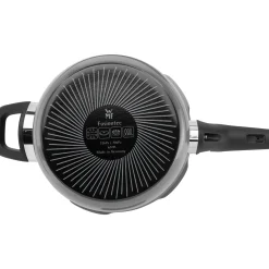 WMF Schnellkochtöpfe|Induktionstöpfe|Fusiontec Perfect Premium Schnellkochtopf, 22 cm, 6,5 Liter, Platinum