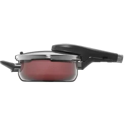 WMF Schnellkochtöpfe|Induktionstöpfe|Fusiontec Perfect Premium Schnellkochtopf, 22 cm, 3,0 Liter, Rose Quartz