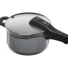 WMF Schnellkochtöpfe|Induktionstöpfe|Fusiontec Perfect Schnellkochtopf, 22 cm, 4,5 l Platinum
