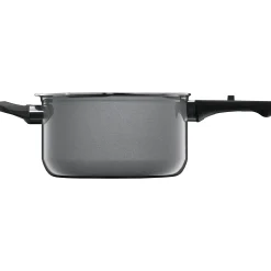 WMF Schnellkochtöpfe|Induktionstöpfe|Fusiontec Perfect Schnellkochtopf, 22 cm, 4,5 l Platinum