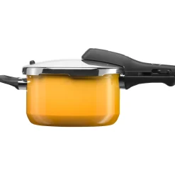 WMF Schnellkochtöpfe|Induktionstöpfe|Fusiontec Perfect Schnellkochtopf, 22 cm, 4,5 l Yellow