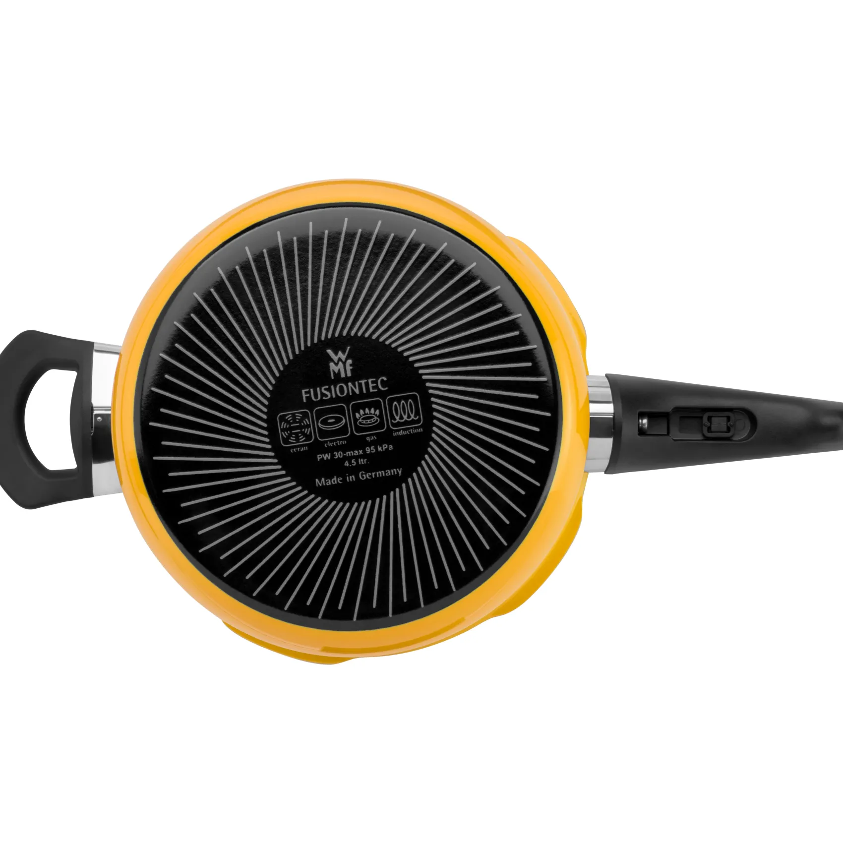 WMF Schnellkochtöpfe|Induktionstöpfe|Fusiontec Perfect Schnellkochtopf, 22 cm, 4,5 l Yellow