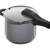 WMF Schnellkochtöpfe|Induktionstöpfe|Fusiontec Perfect Schnellkochtopf, 22 cm, 6,5 l, Platinum