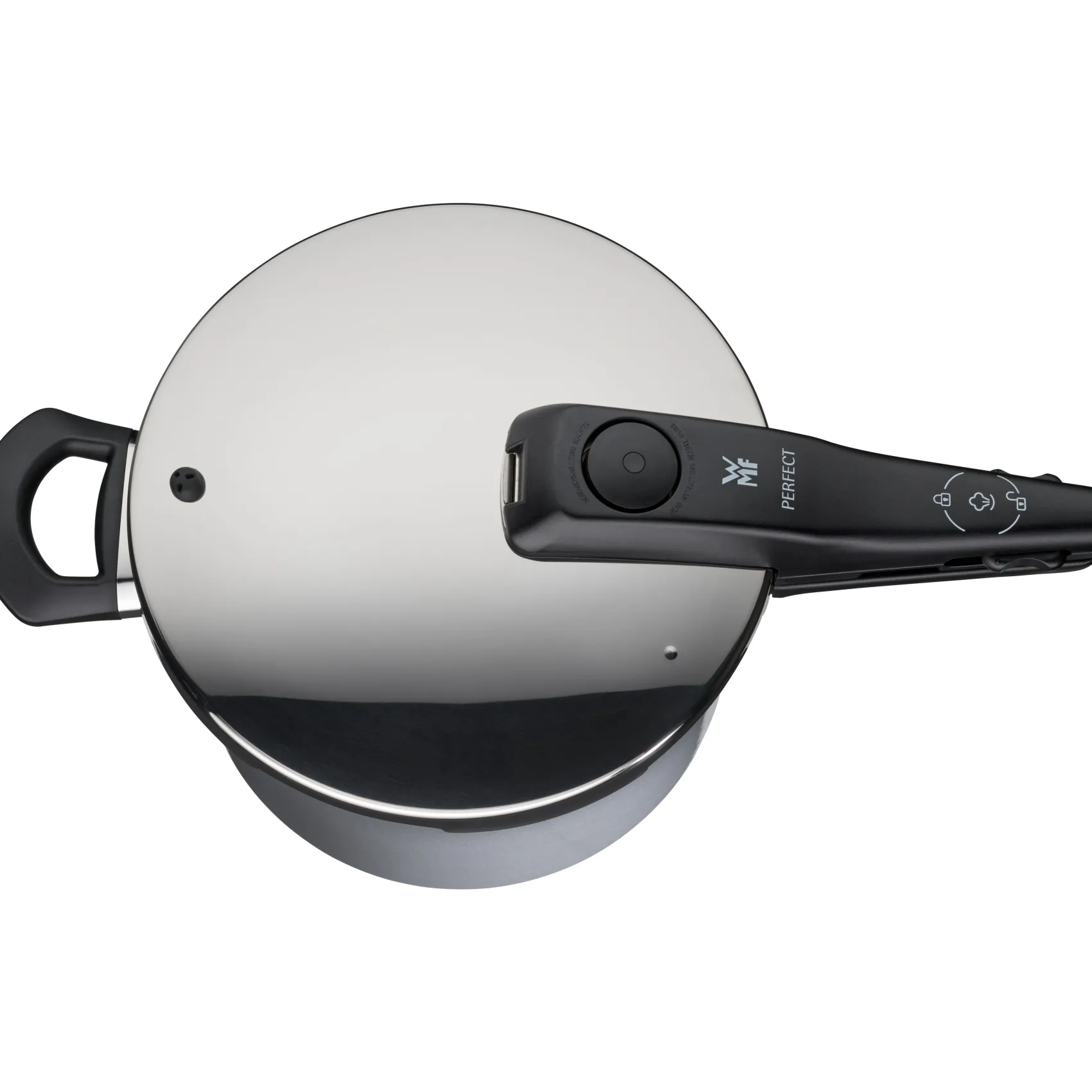 WMF Schnellkochtöpfe|Induktionstöpfe|Fusiontec Perfect Schnellkochtopf, 22 cm, 6,5 l, Platinum