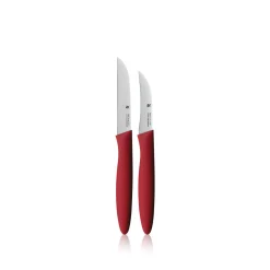 WMF Weitere Küchenmesser|Schälmesser|Gemüsemesser-Set, 2-teilig, Rot
