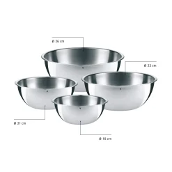 WMF Schüsseln|Gourmet Küchenschüssel-Set, 4-teilig
