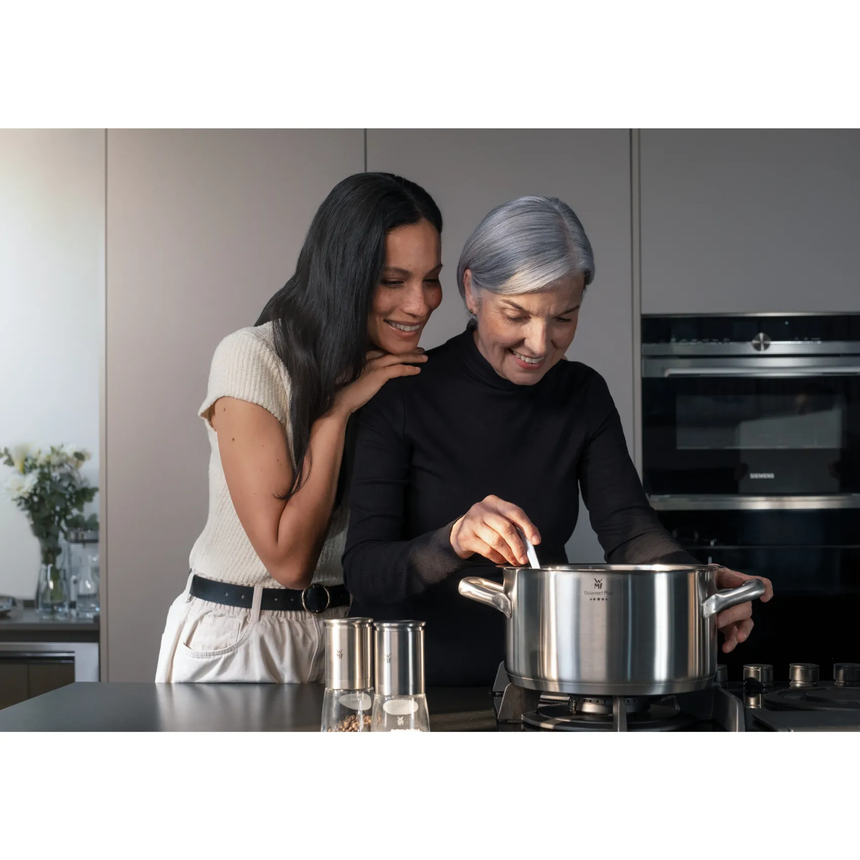 WMF Kochtöpfe|Gourmet Plus Kochtopf 24 cm mit Deckel