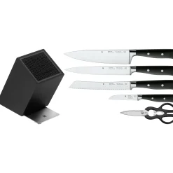 WMF Messerblöcke|Messersets|Grand Class Messer-Vorteils-Set* mit FlexTec Messerblock, 6-teilig