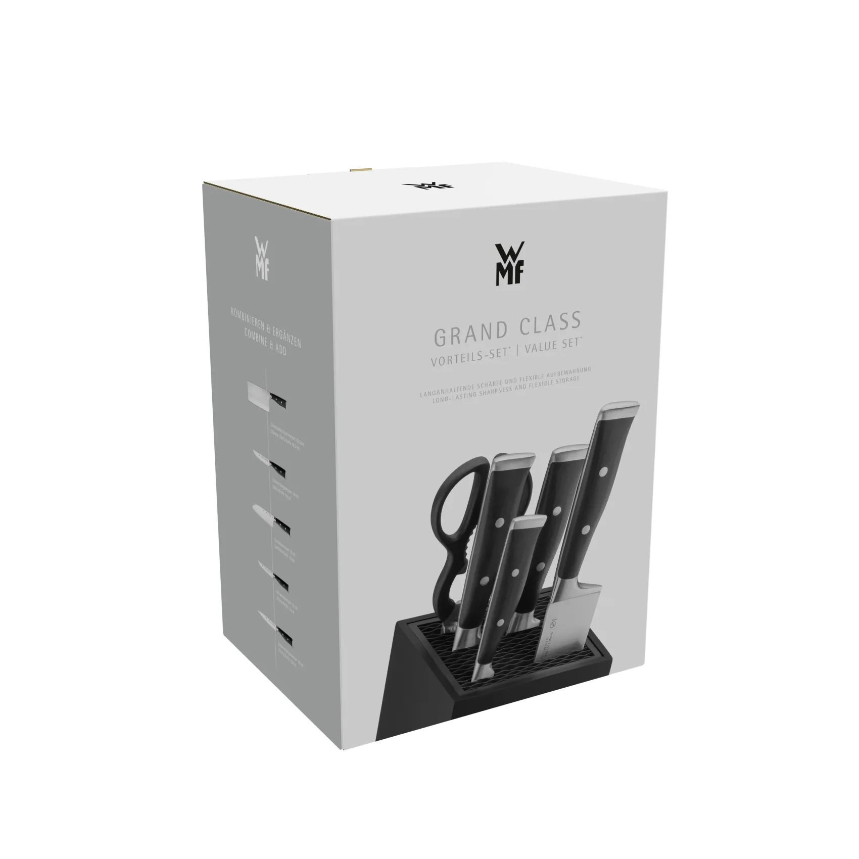 WMF Messerblöcke|Messersets|Grand Class Messer-Vorteils-Set* mit FlexTec Messerblock, 6-teilig
