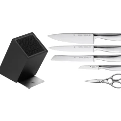 WMF Messerblöcke|Messersets|Grand Gourmet Messer-Vorteils-Set* mit FlexTec Messerblock, 6-teilig