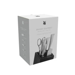 WMF Messerblöcke|Messersets|Grand Gourmet Messer-Vorteils-Set* mit FlexTec Messerblock, 6-teilig