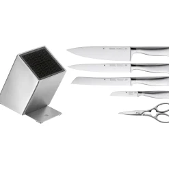 WMF Messerblöcke|Messersets|Grand Gourmet Messer-Vorteils-Set* mit FlexTec Messerblock, 6-teilig