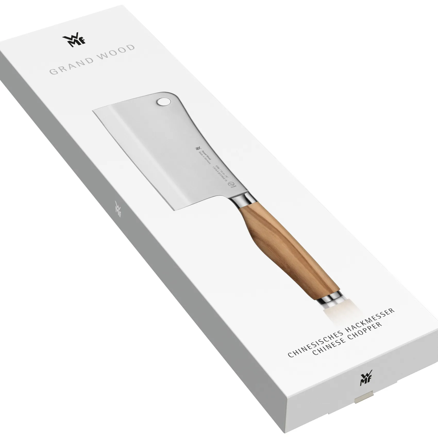 WMF Hackmesser|Grand Wood Chinesisches Hackmesser, 15 cm