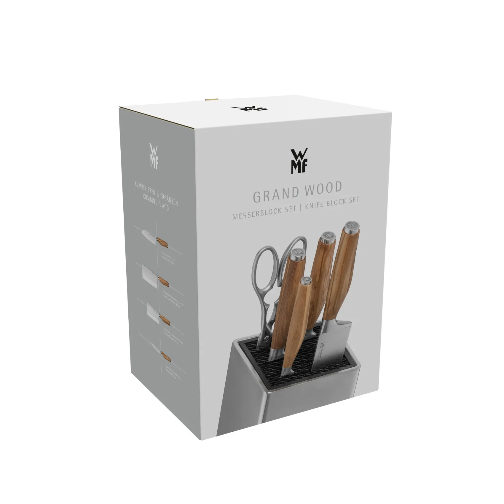 WMF Messerblöcke|Messersets|Grand Wood Messer-Set mit FlexTec Messerblock, 6-teilig