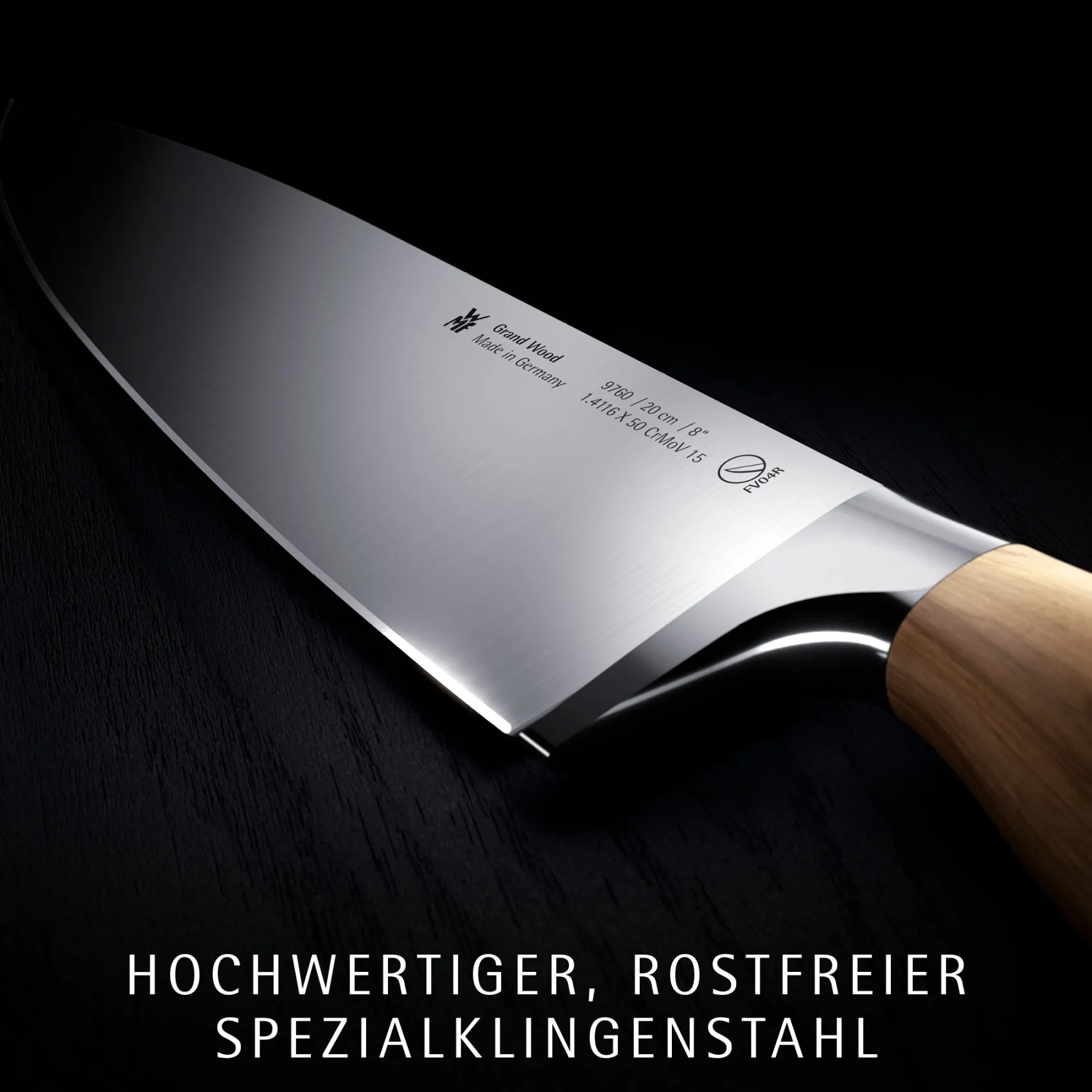 WMF Weitere Küchenmesser|Grand Wood Zubereitungsmesser, 12 cm