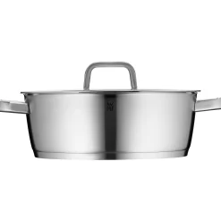 WMF Bräter & Schmortöpfe|Iconic Bräter mit Dampfgareinsatz, 28 cm