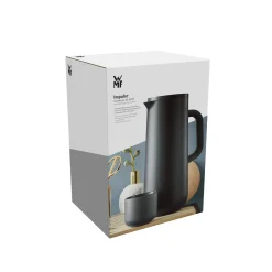 WMF Thermoskannen|Kaffeekannen|Impulse Isolierkanne Kaffee, 1,0 l, Schwarz