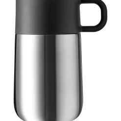 WMF Thermobecher|Impulse Travel Mug Thermobecher, 0,3 l, Edelstahl gebürstet