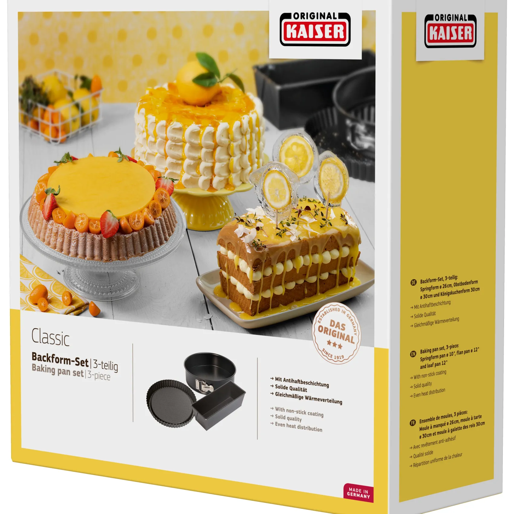 WMF Backformen|KAISER Classic Backformen-Set, 3-teilig