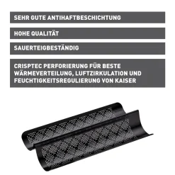 WMF Backformen|KAISER Inspiration Baguette-Backform, perforiert, 40 x 20 cm