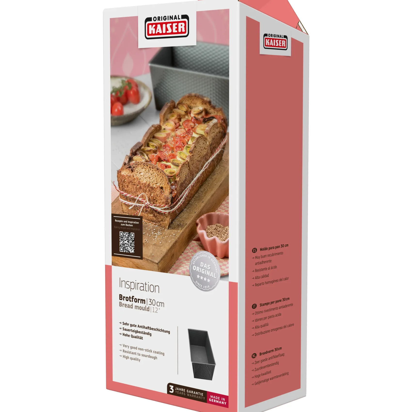 WMF Backformen|KAISER Inspiration Brotbackform, 30 cm