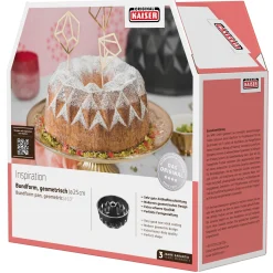 WMF Backformen|KAISER Inspiration Bundform geometrisch, 25 cm