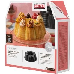 WMF Backformen|KAISER Inspiration Bundform Tartes und Törtchen, 26 cm