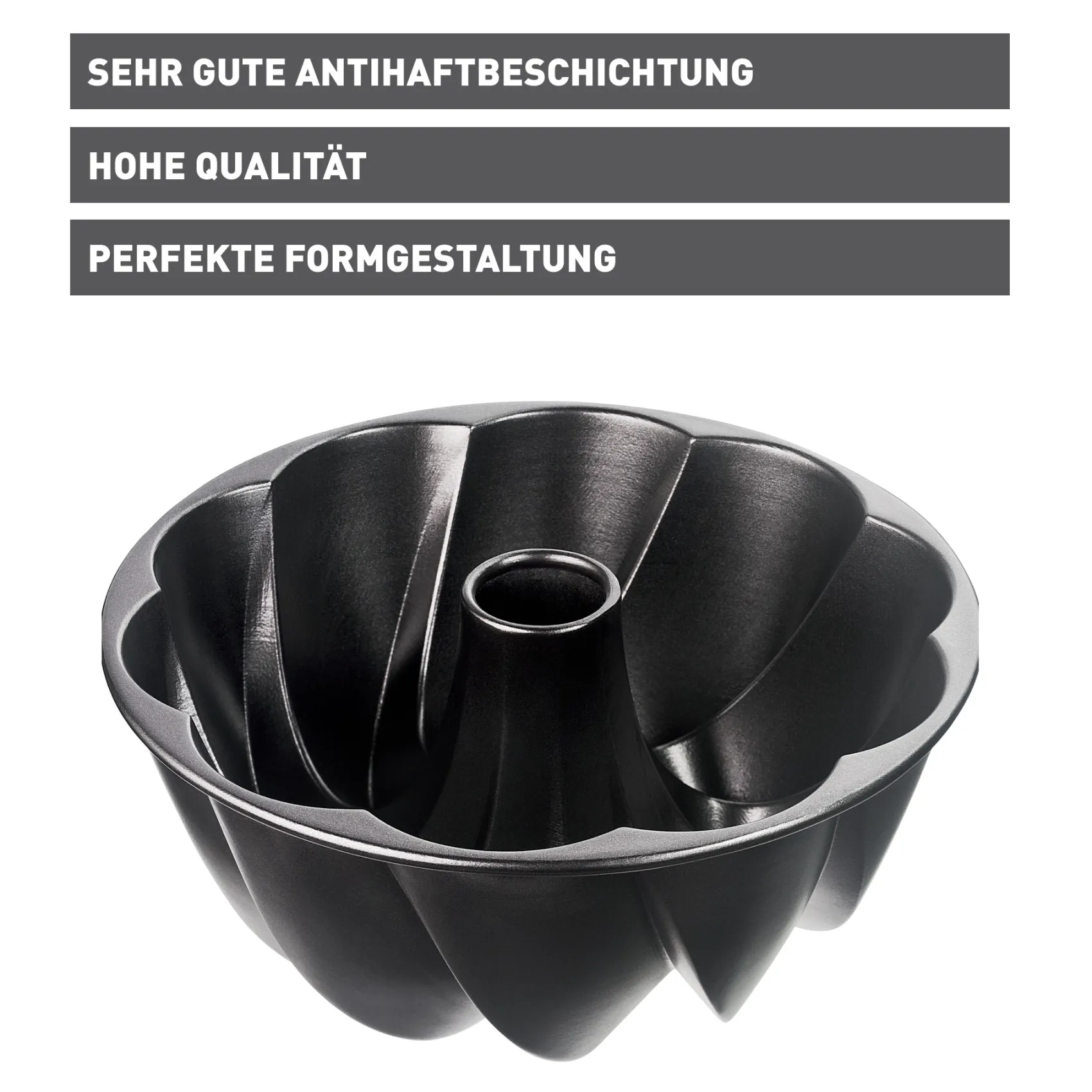 WMF Backformen|KAISER Inspiration Bundform geschwungen, 25 cm