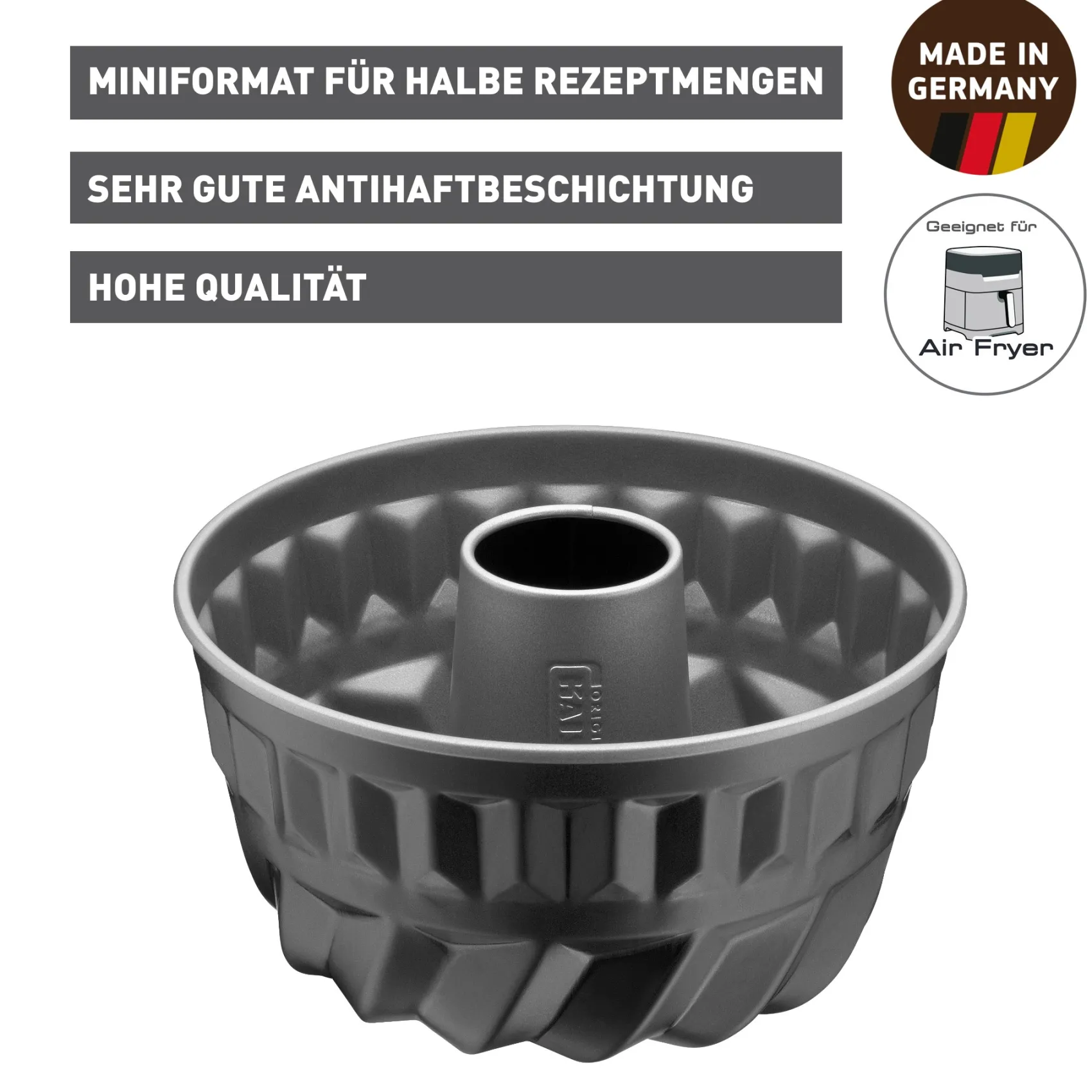 WMF Backformen|KAISER Inspiration Mini Bundform, 16 cm
