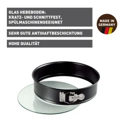WMF Backformen|KAISER Inspiration Springform mit Glashebeboden, 26 cm