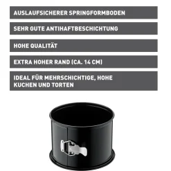WMF Backformen|KAISER Inspiration Springform mit hohem Rand, 20 x 14 cm