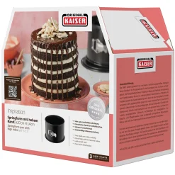 WMF Backformen|KAISER Inspiration Springform mit hohem Rand, 20 x 14 cm