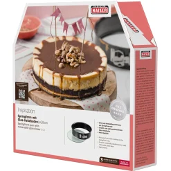 WMF Backformen|KAISER Inspiration Springform mit Glashebeboden, 28 cm