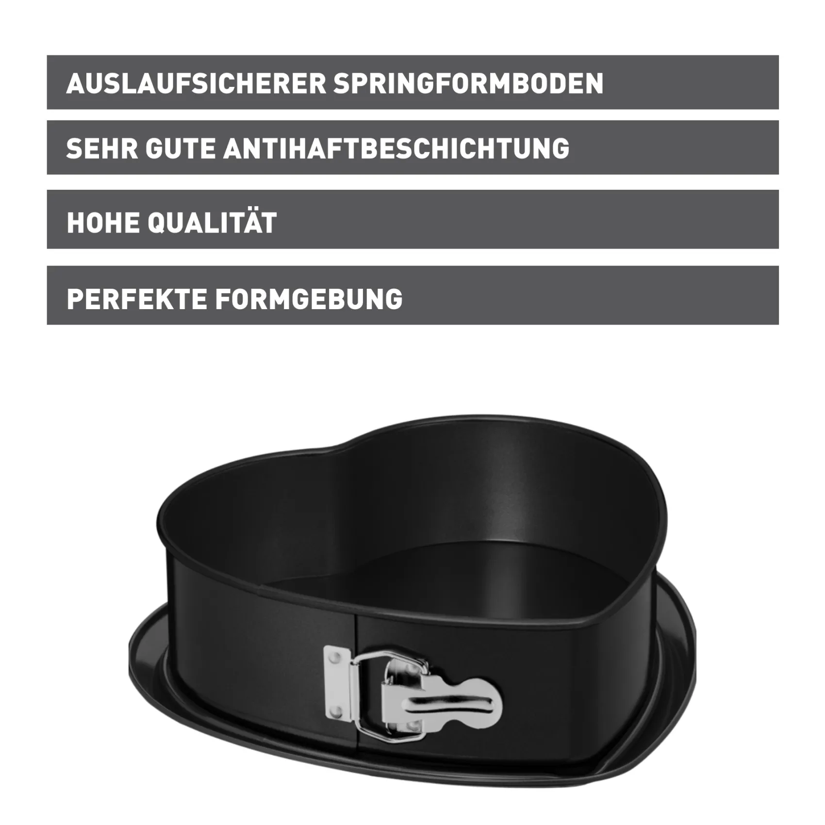WMF Backformen|KAISER Inspiration Springform Herzkuchen, 25 x 26 x 7 cm